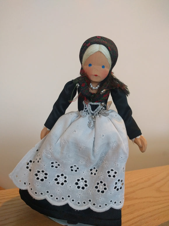 Lotte Sievers Hahn Hand Carved Trachten Doll - German Specialty Imports llc