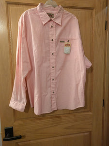 Pink White Checkered Men Trachten Shirt - German Specialty Imports llc