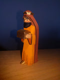 Lotte Sievers Hahn Hand Carved and Painted Nativity Wise Man Brown - German Specialty Imports llc