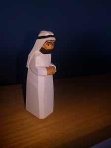 Lotte Sievers Hahn Hand Carved and Painted Nativity  Camel Leader - German Specialty Imports llc
