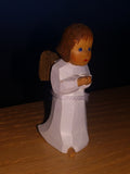 Lotte Sievers Hahn Hand Carved and painted Angel Standing w. Long  Dress - German Specialty Imports llc