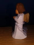 Lotte Sievers Hahn Hand Carved and painted Angel Standing w. Long  Dress - German Specialty Imports llc