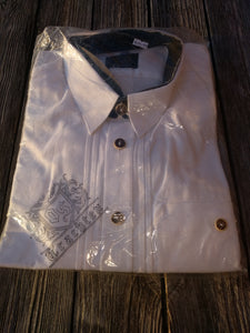 Men Formal  Trachten Shirt White short Sleeves - German Specialty Imports llc