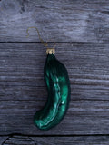 Pickle Glass Ornament Mouth blown and Hand painted - German Specialty Imports llc