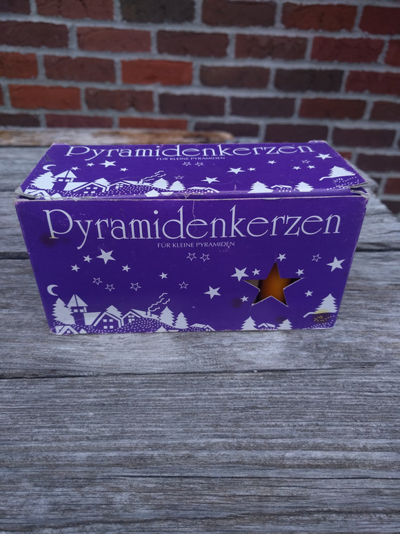 Pyramid Candles small and short - German Specialty Imports llc