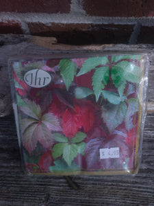 Red Fall Leaves Napkins - German Specialty Imports llc
