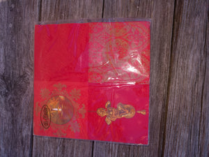 Red Wintertime Advent Christmas Napkins - German Specialty Imports llc
