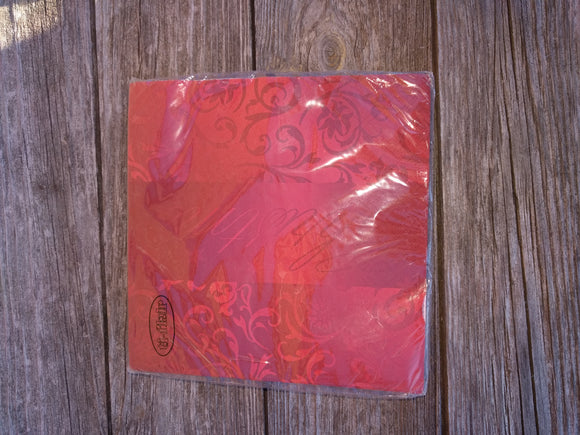 Red Winter time Advent Christmas Napkins - German Specialty Imports llc