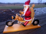 Double Rauchermann / Smoker  (incense smoker ) Santa on a Bike - German Specialty Imports llc