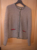 Traditional Hammerschmid Knitted Schweden Jacket with fold in back - German Specialty Imports llc