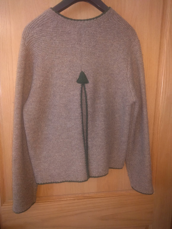Traditional Hammerschmid Knitted Schweden Jacket with fold in back - German Specialty Imports llc