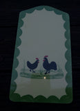 Large  Rooster and Hen Cutting Board - German Specialty Imports llc