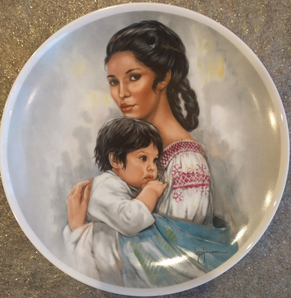 1980 Limited Edition Royal Bayreuth Mothers Day Plate Collectors Plate - German Specialty Imports llc