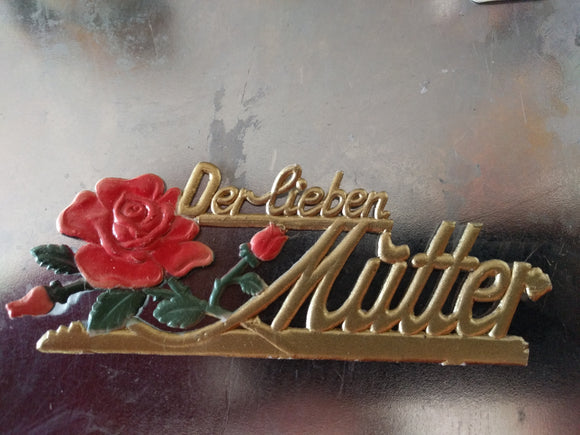 Der lieben Mutter  Papermachee - German Specialty Imports llc