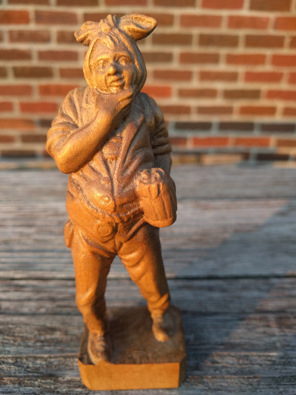 Hand Carved Wooden figurine Alpine Tooth Ache - German Specialty Imports llc