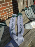 Traditional Trachten Men Socks with GreemHand Embroidery in the back - German Specialty Imports llc
