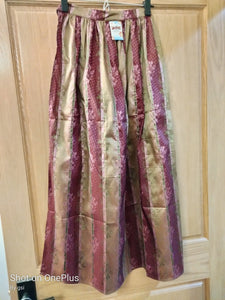Long Fuchsia/Purple/Green  Polyester  Apron for Dirndl - German Specialty Imports llc