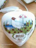 2010 Hutschenreuther Annual Limited Editon Collectible Porcelain Heart - German Specialty Imports llc