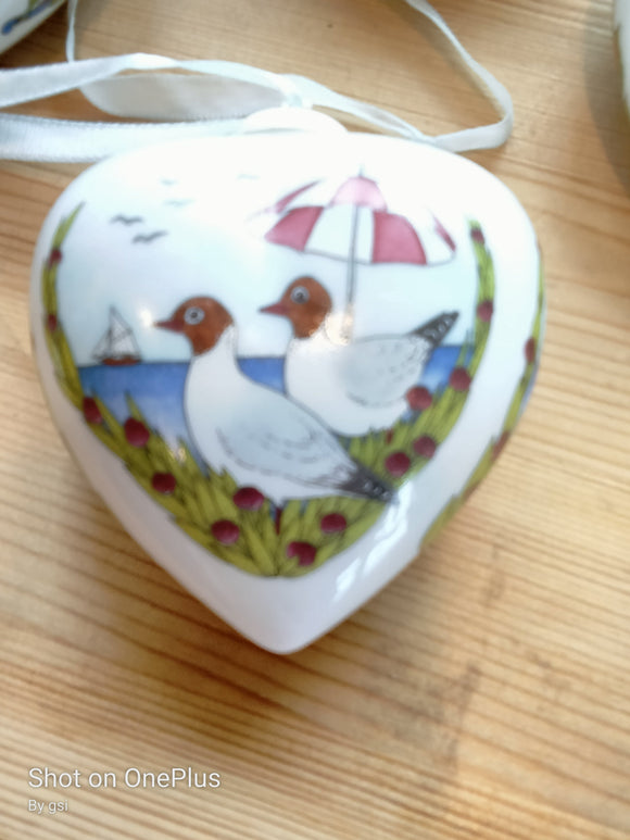 2010 Hutschenreuther Annual Limited Editon Collectible Porcelain Heart - German Specialty Imports llc