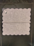 Plauener Spitze Geese Embroidery Linen scaloped edging  Doily Varieties - German Specialty Imports llc