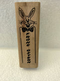 Wooden Stamp "Frohe Ostern" - German Specialty Imports llc