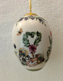 27958 Dekor 726040 Hutschenreuther Porcelain Medium - Midi Easter Egg Ornament  “Kaetzchen liegend - Kitty laying ” Mi - German Specialty Imports llc
