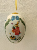 27958 Dekor 726018 Hutschenreuther Midi Porcelain Easter Egg Ornament  “Veggie Garden” medium ornament - German Specialty Imports llc