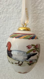 2014 Hutschenreuther Porcelain Easter Egg Ornamnt 200 Years Anniversary Edition "On The Lake Ducks with ducklings" - German Specialty Imports llc
