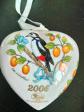 2006 Hutschenreuther Annual Limited Edition Collectible Porcelain Heart - German Specialty Imports llc
