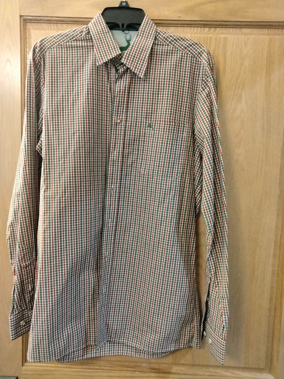 Hammerschmid Green/Red/White Checkered Men Trachten Shirt - German Specialty Imports llc
