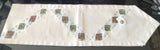 Unique Colorful lace Inlay Jaquard  Table Runner Center piece 76 "x 10.5 " - German Specialty Imports llc