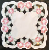 Embroidered Cut-Out Scalloped-Edge Flowers Doily Different Shapes Sizes and Colors - German Specialty Imports llc