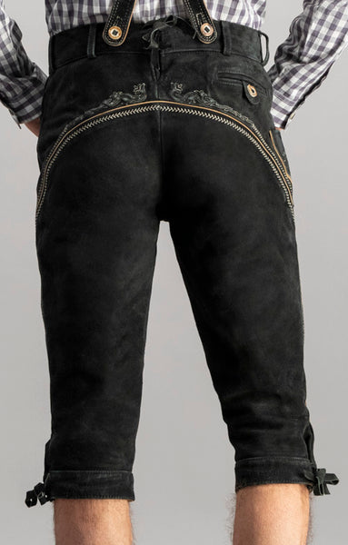 Stockerpoint Trachten Kniebund llc JUSTI pants Imports – leather H-straps Specialty Lederhosen German