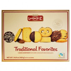 Lambertz Traditional Favorite Cookies Assortment Gift Box 14.81 oz - German Specialty Imports llc