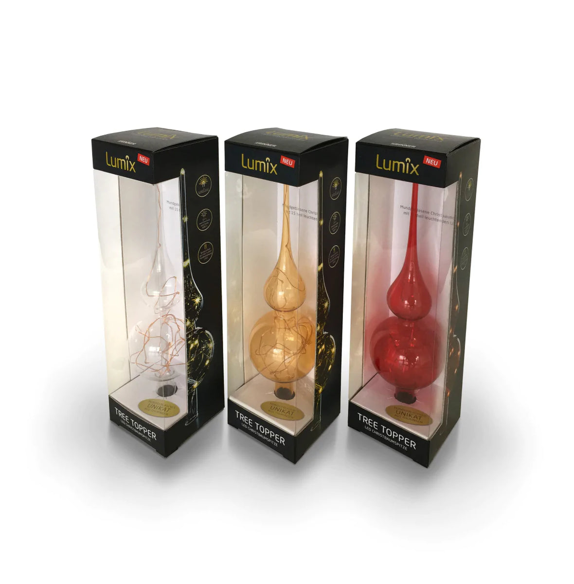 Krinner Lumix Cable Free Electric Christmas Tree Topper with remote ...
