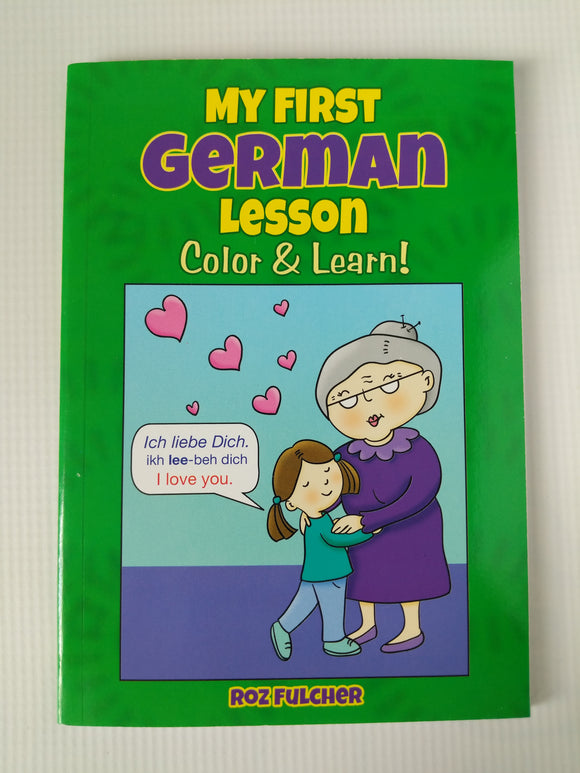 My First German Lesson - Color & Learn Book - German Specialty Imports llc