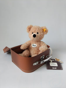 Steiff Teddy Bear in a Suit Case - German Specialty Imports llc