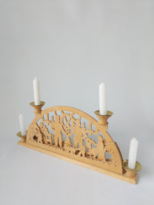 Hand made Wooden Light Arch for Candles - German Specialty Imports llc