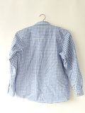 Blue White Checkered Boys  Shirt - German Specialty Imports llc
