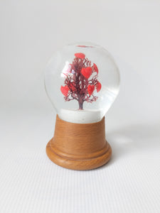 Original Vienna/Austria Heart Tree Snow Globe - German Specialty Imports llc