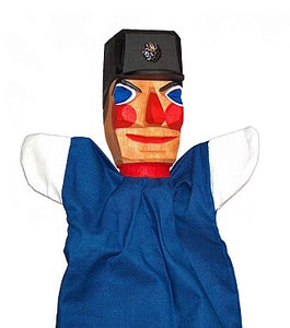 For preorder only Sievers Hahn Police Hand Carved Glove Hand Puppet - German Specialty Imports llc