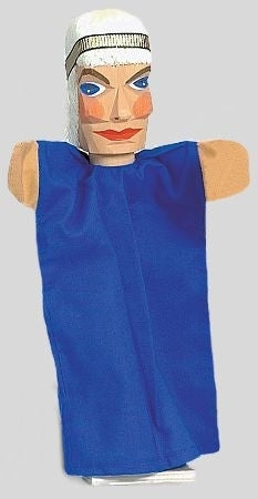 Prince on a Stick Hand Carved Hand Puppet - German Specialty Imports llc