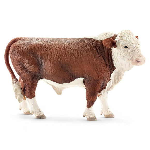 Hand Painted Schleich Figurine Brown Bull 137639 Play Figurine - German Specialty Imports llc