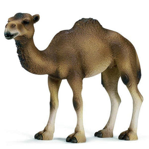 Hand Painted  Play Figurine Schleich 14355 Dromedary Mare. - German Specialty Imports llc