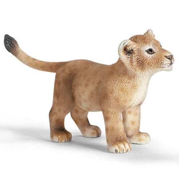 Hand Painted Schleich Lion  Cub Young 143647 Play Figurine - German Specialty Imports llc