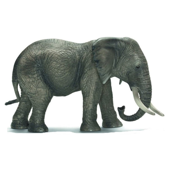 Hand Painted Schleich African Female  Elephant 146570 Play Figurine - German Specialty Imports llc