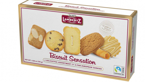 Lambertz Biscuit Sensation Cookie Box - Spec 6.88 oz - German Specialty Imports llc