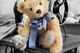 Steiff  Limited Edition Teddy Bear with Little Felt Elephant - 140th Anniversary - German Specialty Imports llc