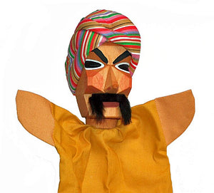 Lotte Sievers Hahn Sultan Hand Carved Glove Hand Puppet - German Specialty Imports llc