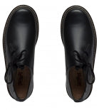 1224 Stockerpoint  Haferl Leather Shoe Black Nappa Rubber sole - German Specialty Imports llc